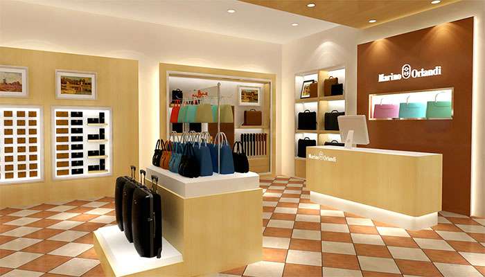 鄭州時(shí)尚女包專(zhuān)賣(mài)店裝修案例