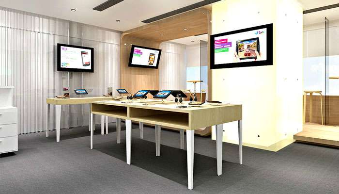 鄭州數(shù)碼專賣店裝修設計效果圖