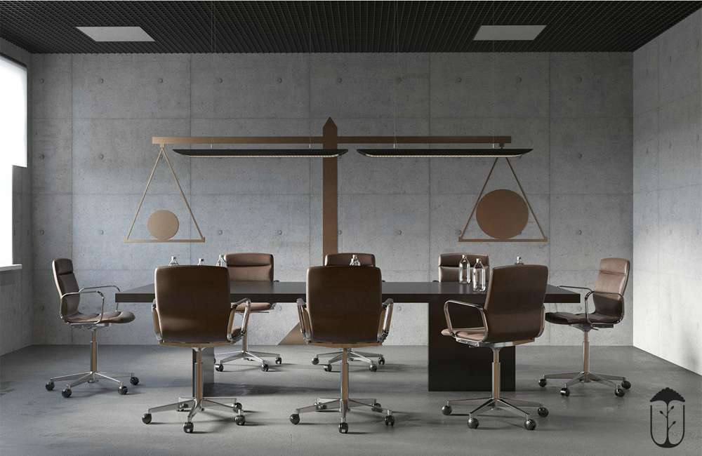 惠濟區(qū)貿(mào)易公司辦公室裝修設計效果圖