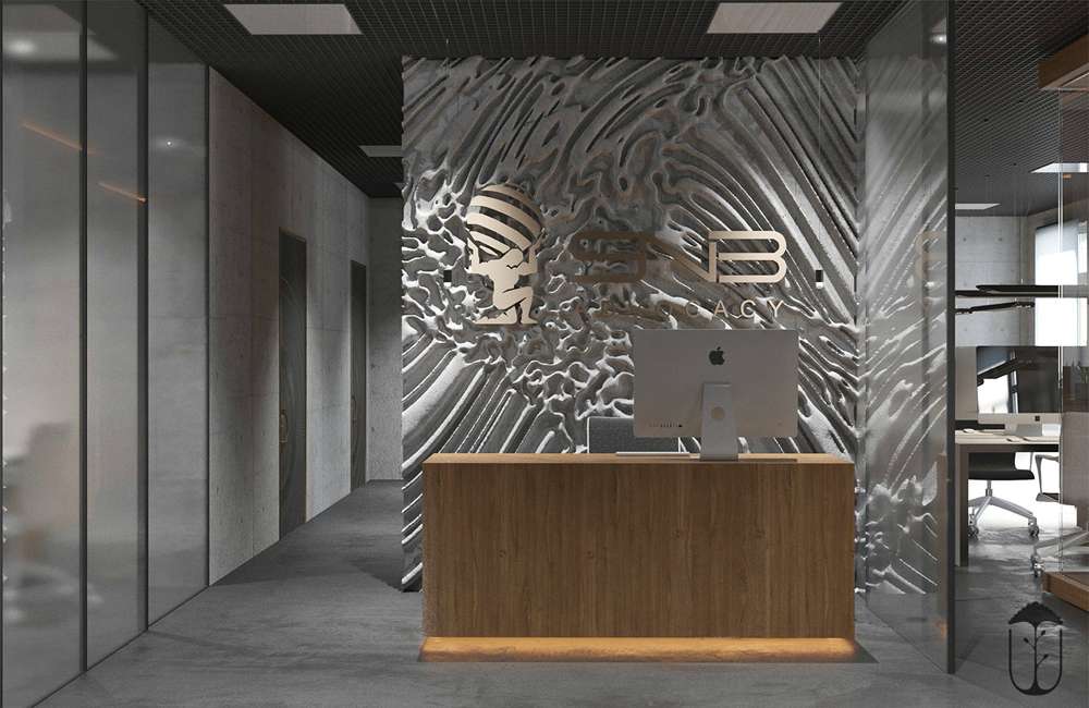 惠濟區(qū)貿(mào)易公司辦公室裝修設計效果圖