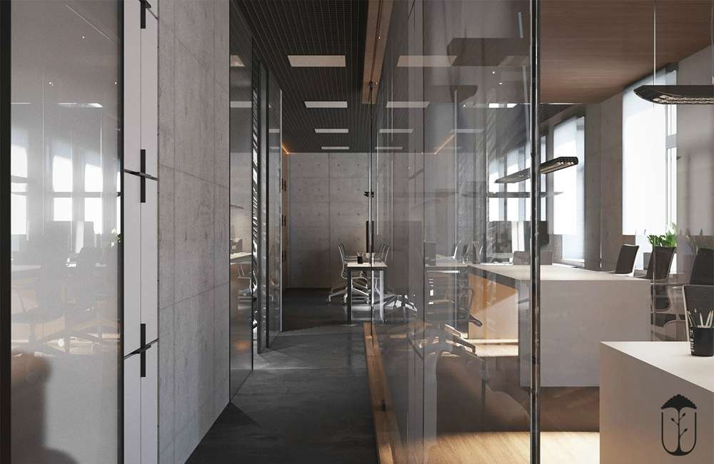 惠濟區(qū)貿(mào)易公司辦公室裝修設計效果圖