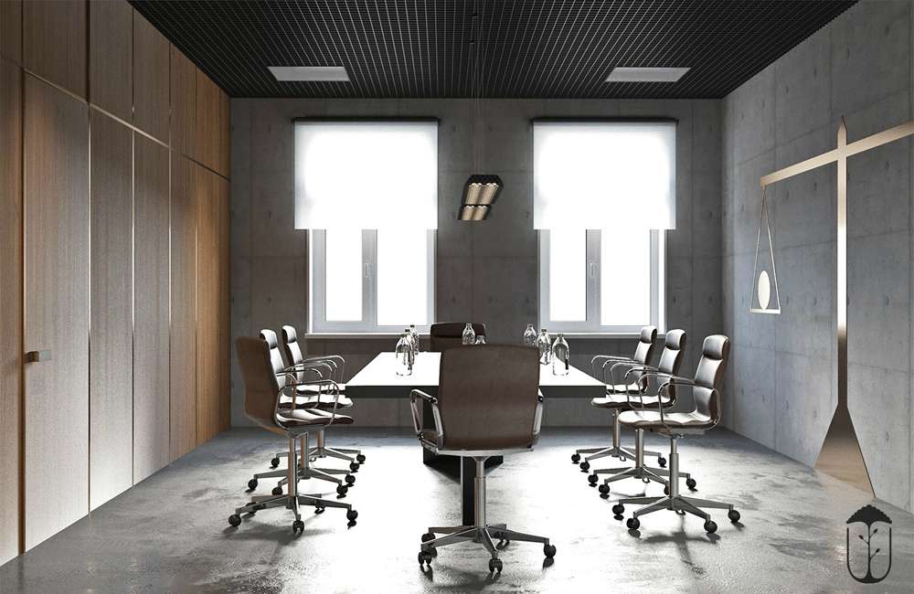 惠濟區(qū)貿(mào)易公司辦公室裝修設計效果圖