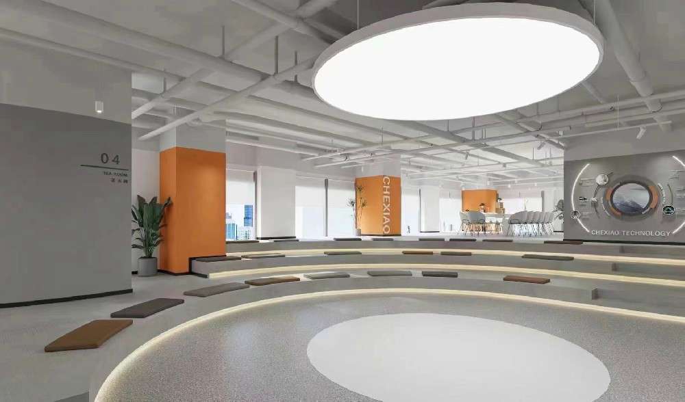 鄭州展廳設(shè)計(jì)公司把人流由低處引導(dǎo)至高處