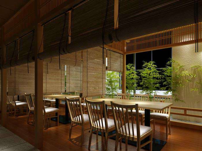 日本料理店裝修設(shè)計(jì)效果圖