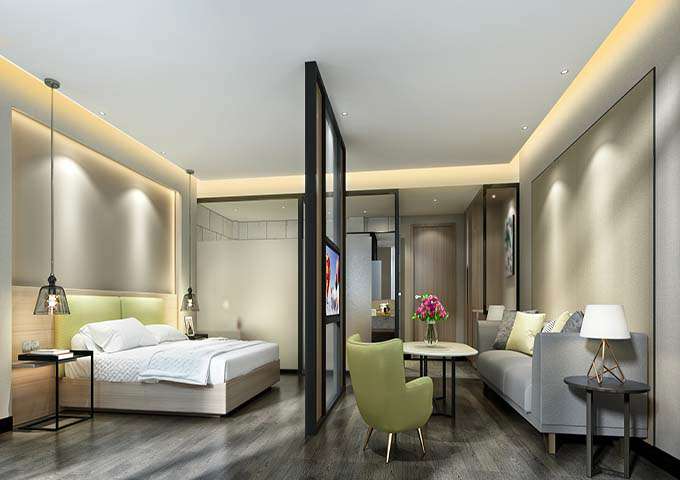 快捷賓館裝修設(shè)計(jì)效果圖