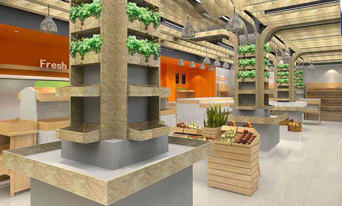 200平米水果店裝修設(shè)計(jì)效果圖