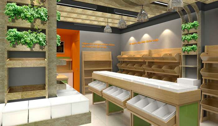 200平米水果店裝修設(shè)計(jì)效果圖