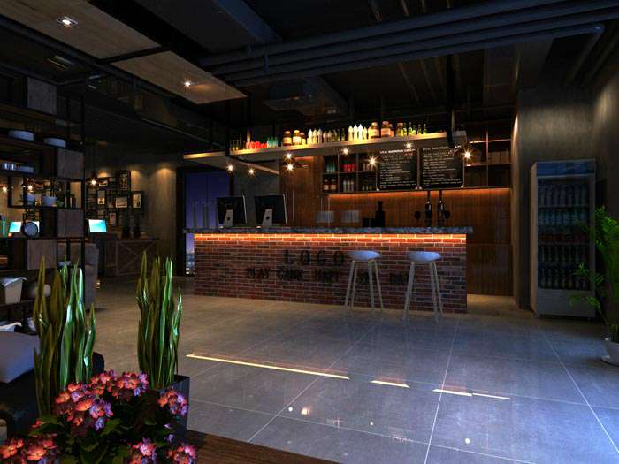 網(wǎng)吧裝修設計效果圖