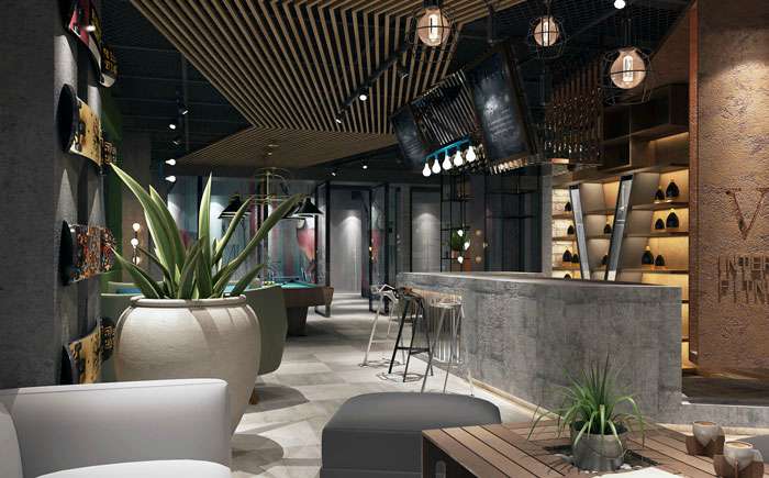 休閑健身會所裝修設(shè)計(jì)效果圖