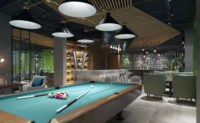 休閑健身會所裝修設(shè)計(jì)效果圖