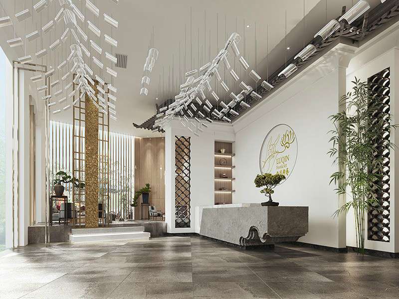 輕奢風(fēng)格足浴店裝修設(shè)計(jì)效果圖