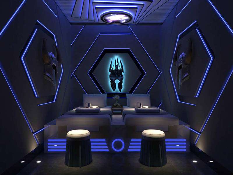 鄭州足浴店設(shè)計方案效果圖