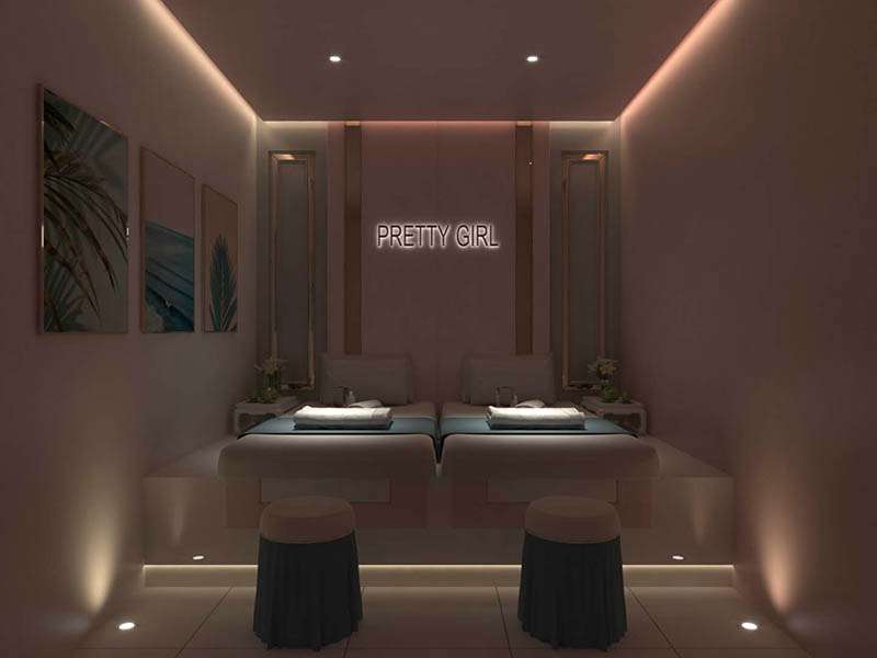 鄭州足浴店設(shè)計方案效果圖