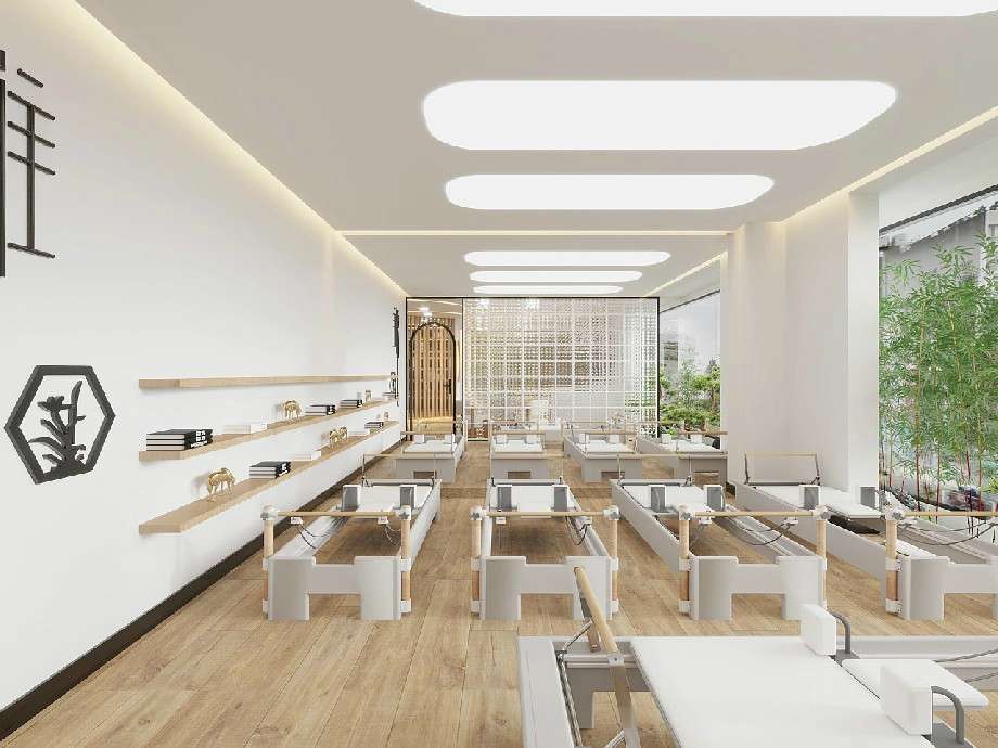 鄭州瑜伽館裝修設(shè)計效果圖