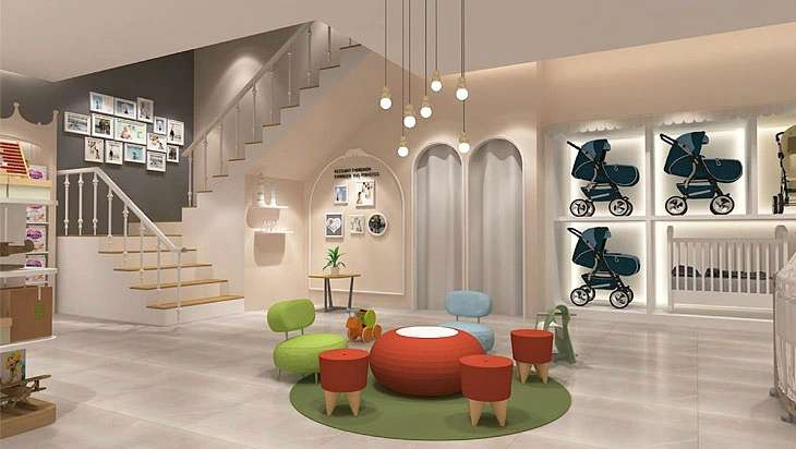 母嬰用品店裝修設(shè)計效果圖