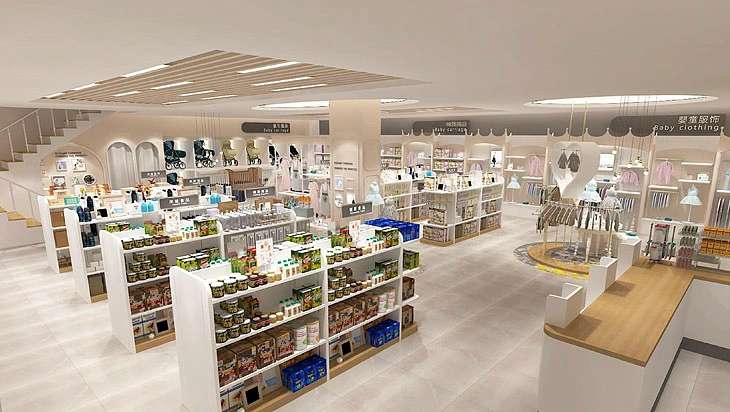 母嬰用品店裝修設(shè)計效果圖