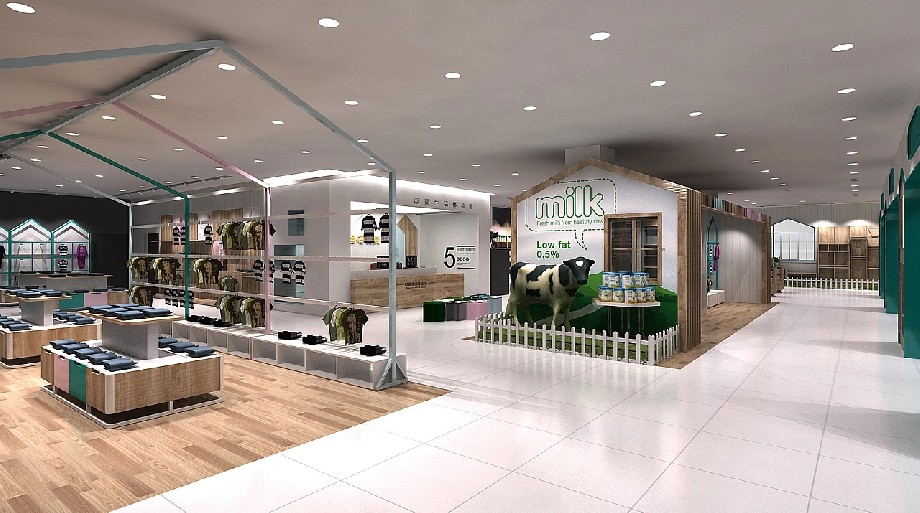 洛陽(yáng)母嬰用品店裝修設(shè)計(jì)效果圖