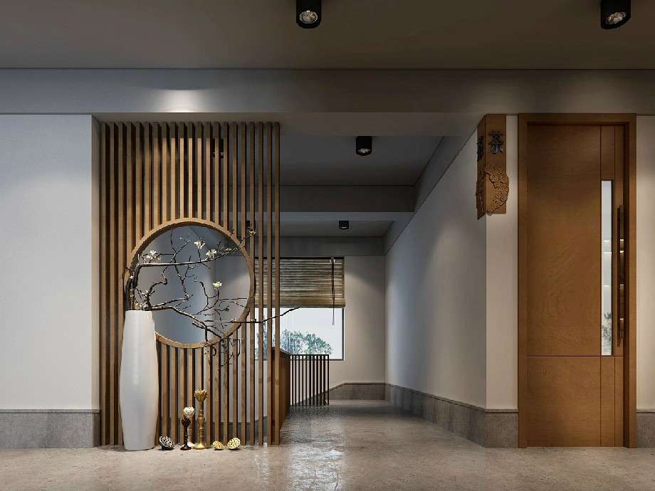 中式風(fēng)格茶葉店裝修設(shè)計(jì)效果圖