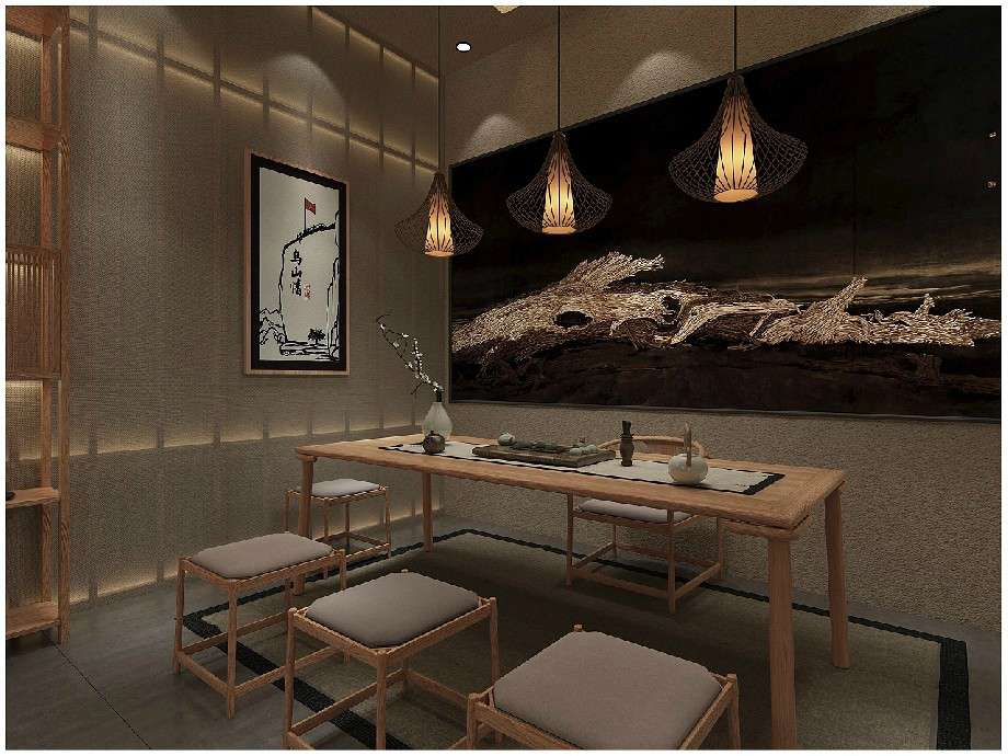 茶葉店裝修設(shè)計效果圖鑒賞