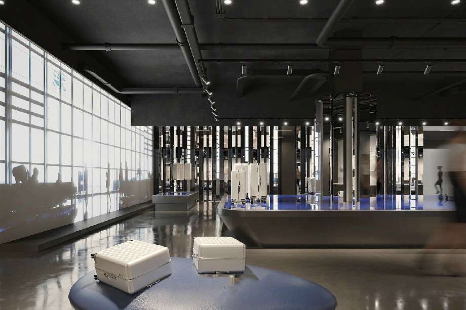 品牌箱包連鎖店裝修設(shè)計效果圖