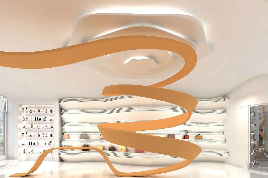 女士箱包專(zhuān)賣(mài)店裝修效果圖