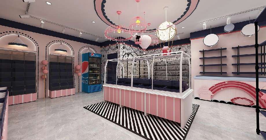 網(wǎng)紅零食店裝修設(shè)計效果圖