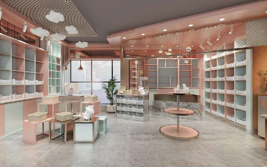 鄭州零食店鋪裝修設(shè)計效果圖