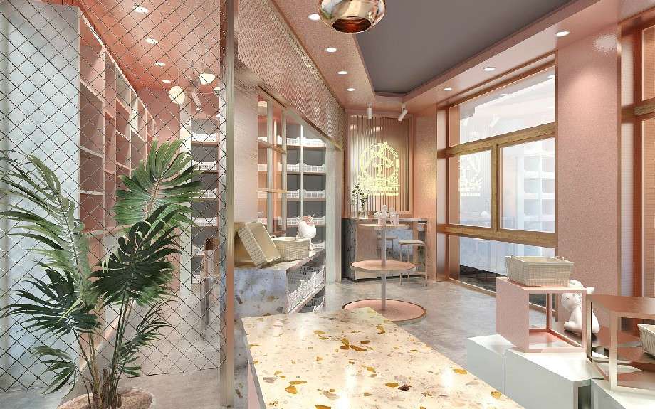 鄭州零食店鋪裝修設(shè)計效果圖