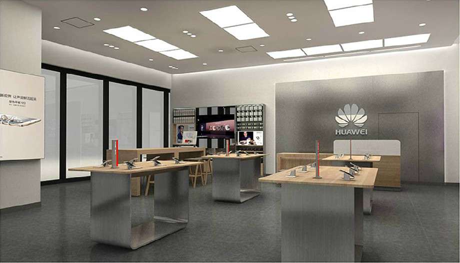 華為手機(jī)專賣店裝修設(shè)計效果圖