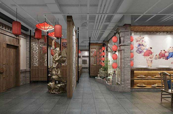 洛陽(yáng)市中餐廳設(shè)計(jì)效果圖
