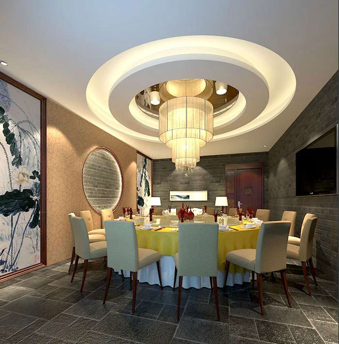 500平開封市火鍋店裝修設(shè)計效果圖