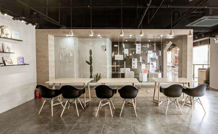 舒適簡潔的咖啡店裝修設(shè)計(jì)效果圖