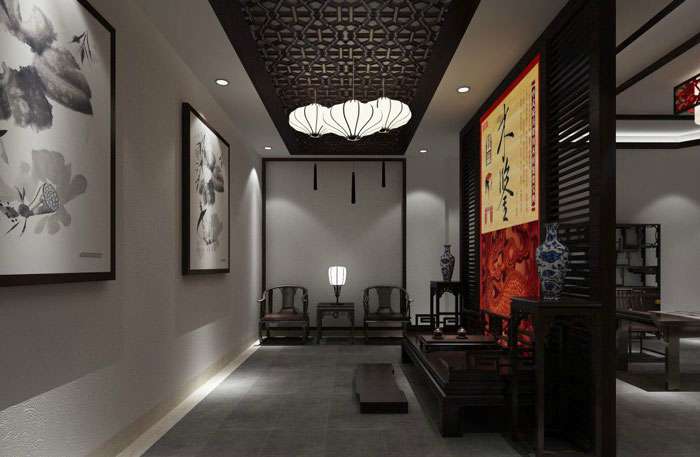 木業(yè)家居展廳裝修設計效果圖