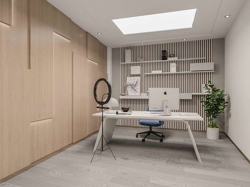 化妝品電商直播間設(shè)計效果圖