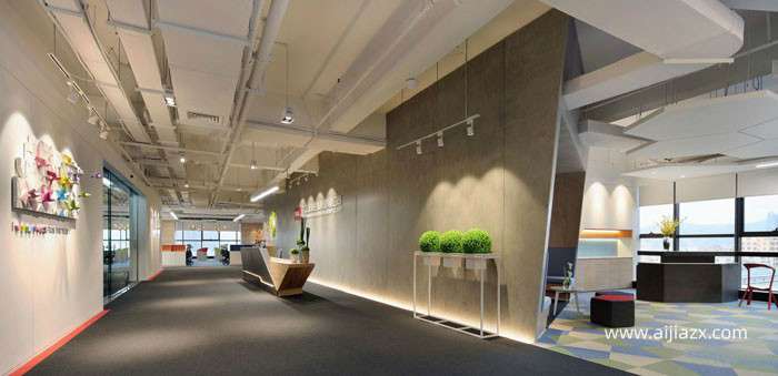 2100平米金融控股集團裝修設(shè)計效果圖