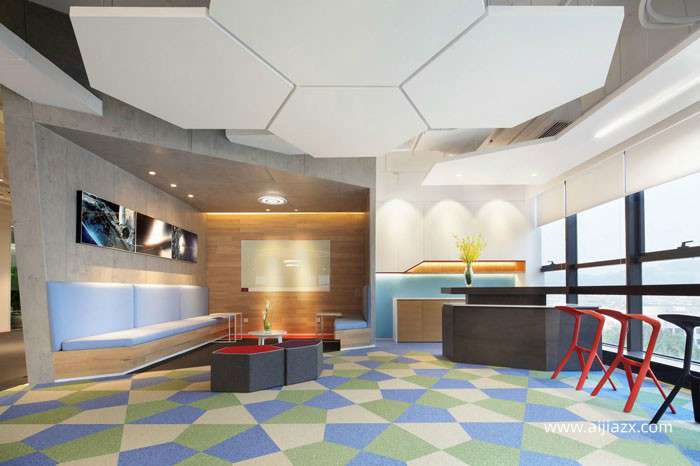 2100平米金融控股集團裝修設(shè)計效果圖