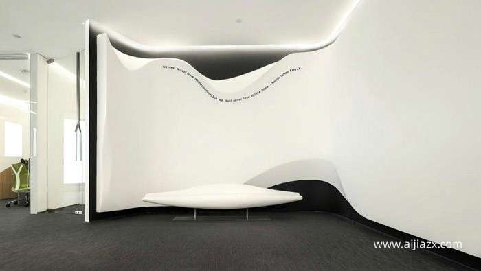 580平米電子科技公司辦公室設(shè)計效果圖