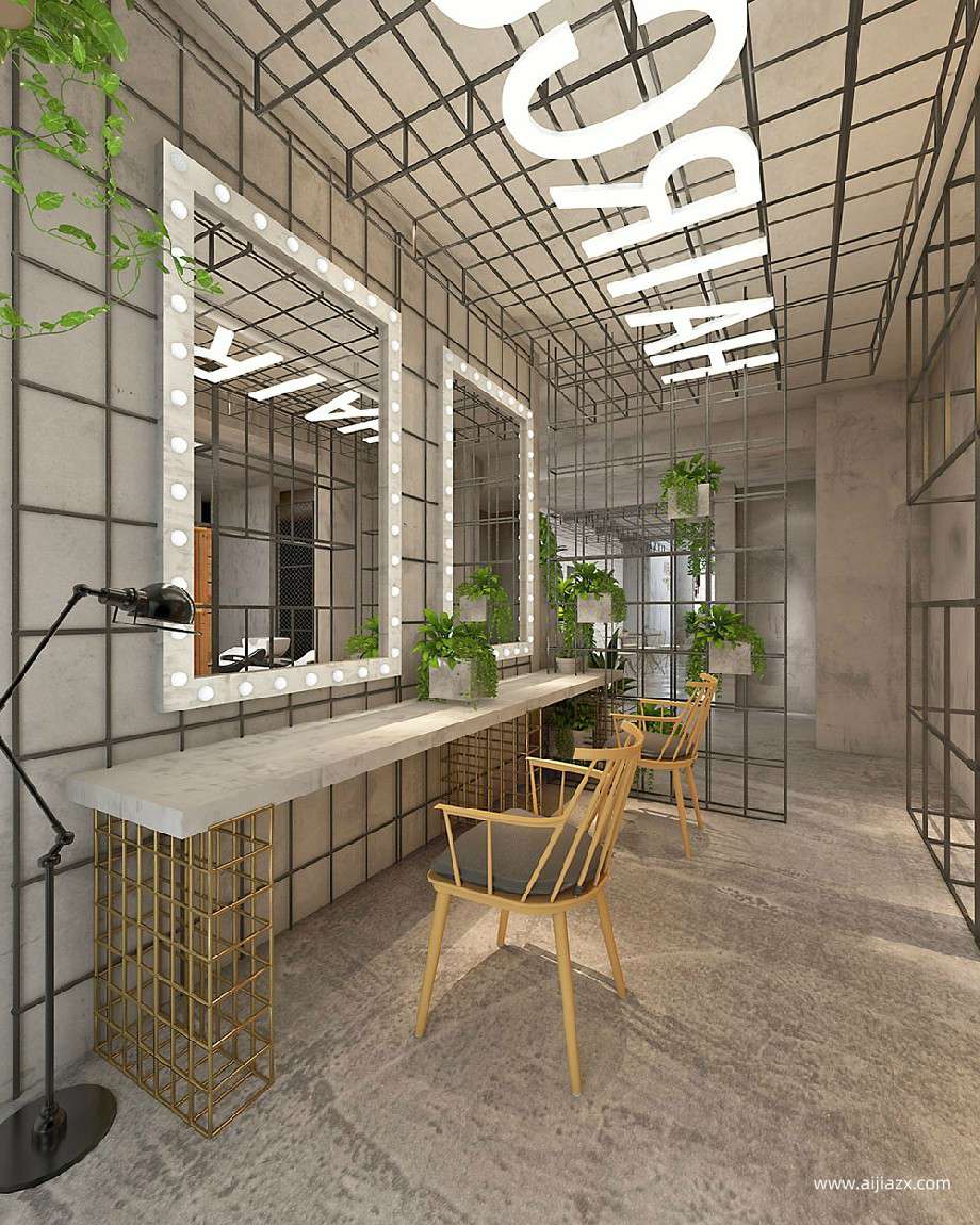 婚紗攝影工作室化妝區(qū)設計