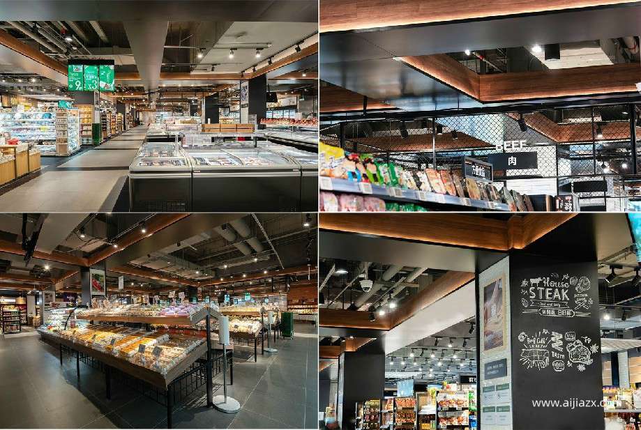 鄭州超市設計案例分享，客流爆棚的超市設計巧思