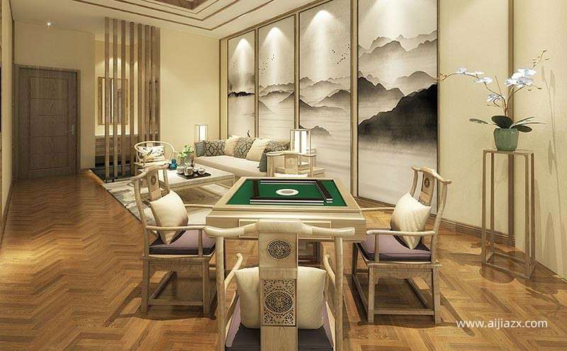 鄭州現(xiàn)代中式茶樓設計禪意空間文化