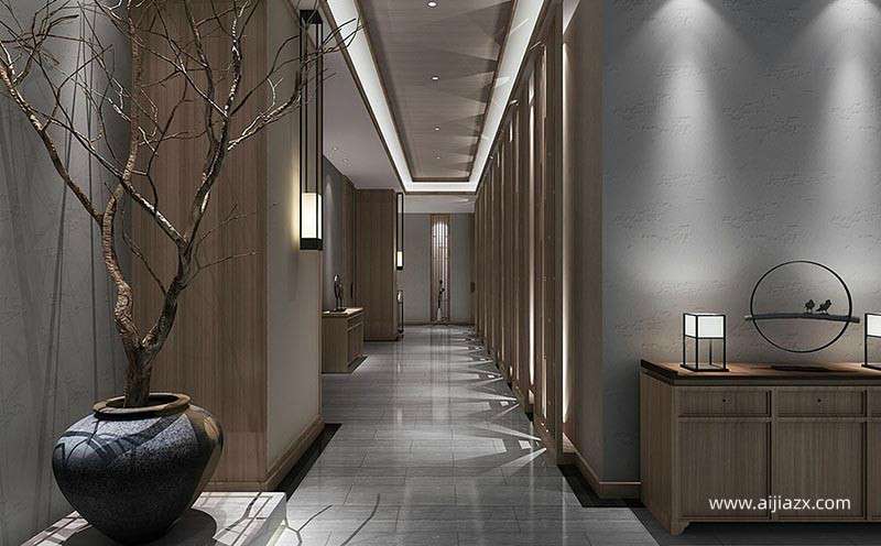 鄭州現(xiàn)代中式茶樓設計禪意空間文化