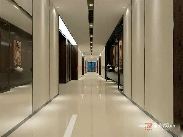 鄭州辦公室過(guò)道設(shè)計(jì)裝修打造有藝術(shù)感的辦公室通道