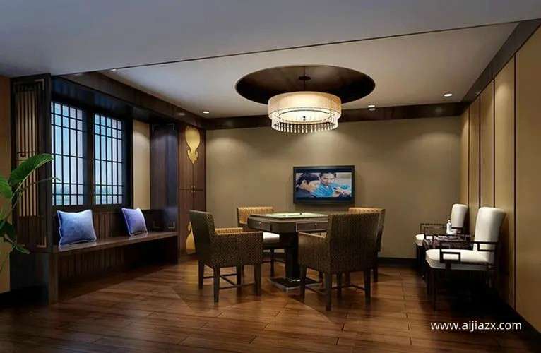 鄭州棋牌室裝修方案，棋牌室會所裝修設(shè)計說明