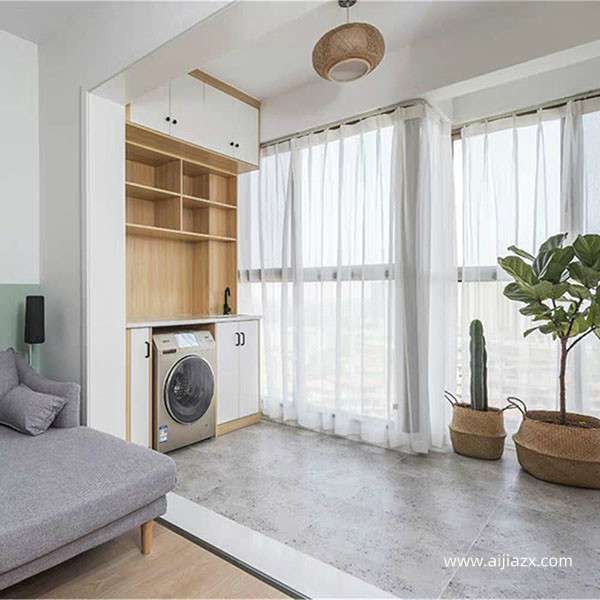 北歐風(fēng)家裝設(shè)計(jì)客廳陽(yáng)臺(tái)裝修效果圖