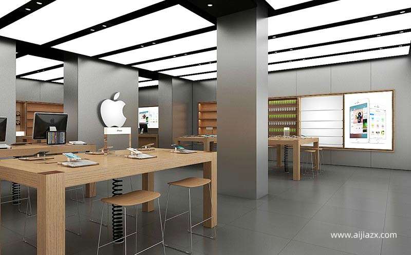 蘋(píng)果手機(jī)店怎么裝修，蘋(píng)果手機(jī)店室內(nèi)設(shè)計(jì)