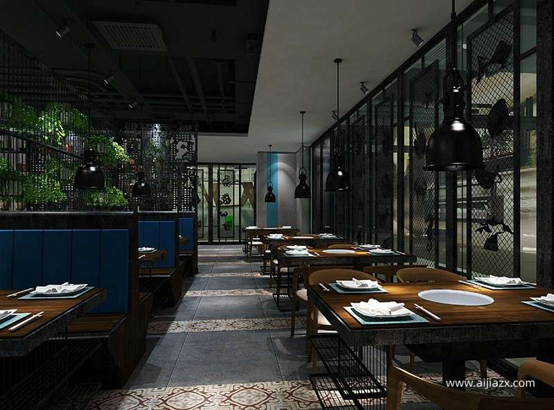 200平米火鍋店裝修設(shè)計(jì)，小型火鍋店廚房布局設(shè)計(jì)