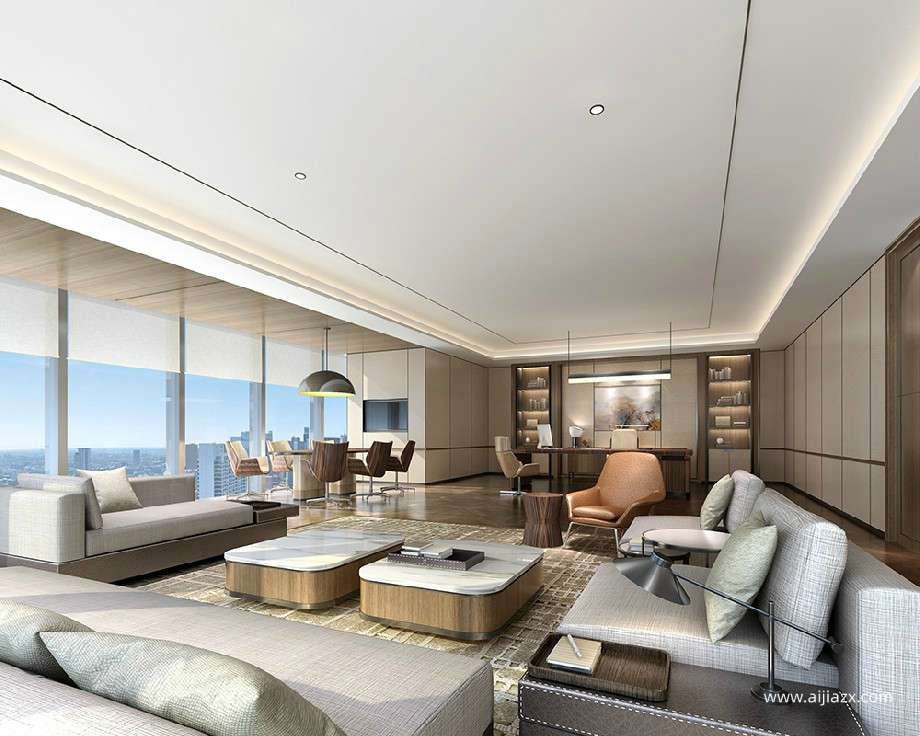 新能源企業(yè)辦公室裝修設(shè)計(jì)效果圖