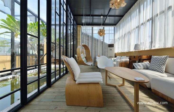 工業(yè)風咖啡廳設計效果圖