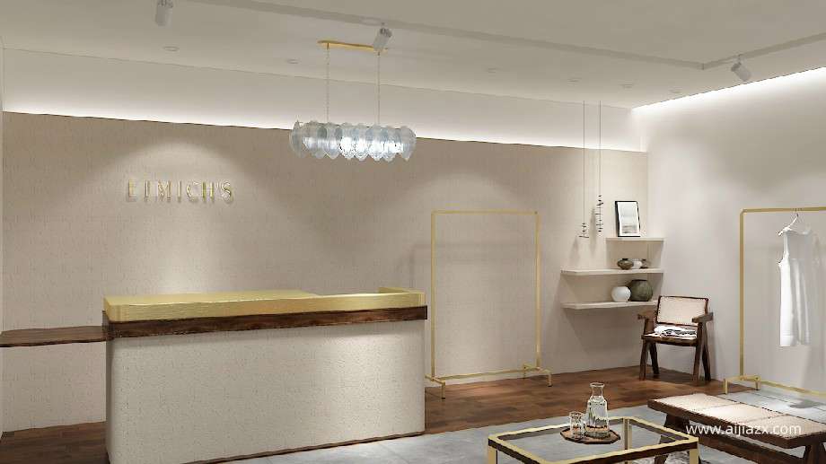 女裝店吧臺設(shè)計效果圖