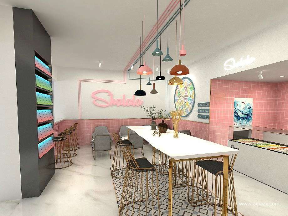 新鄭冷飲店裝修設(shè)計效果圖